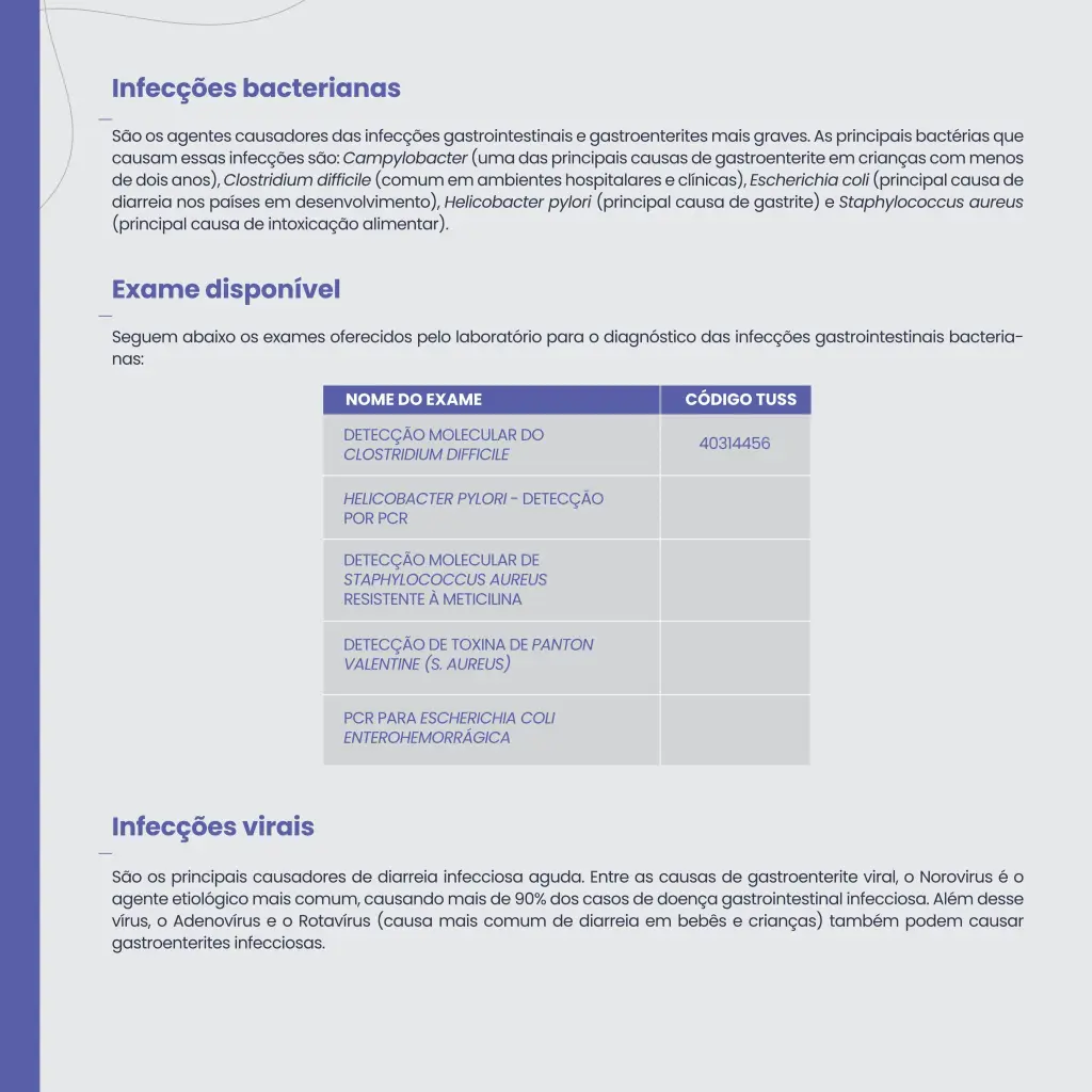 INFECÇÕES GASTROINTESTINAS