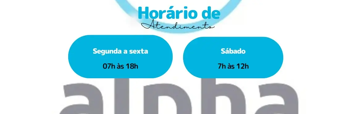 Horário de atendimento