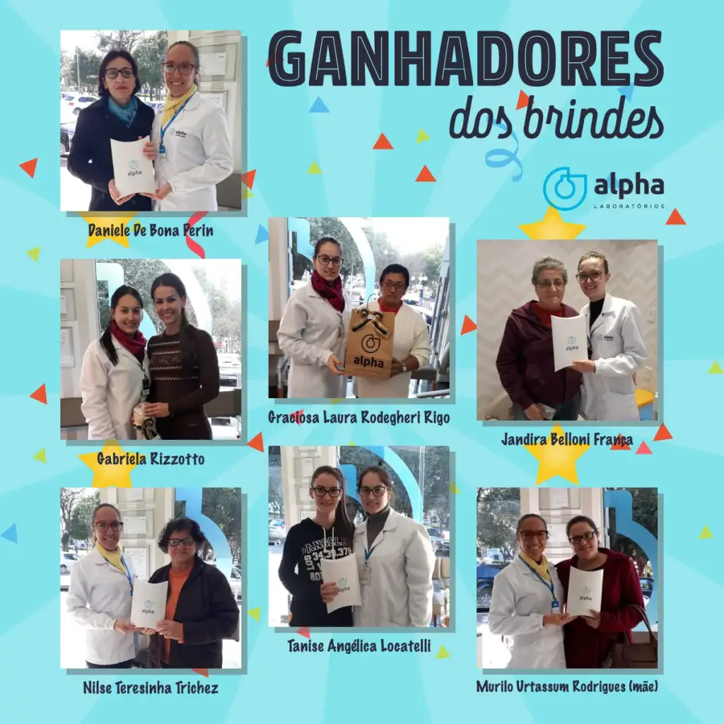 Sorteados da semana!