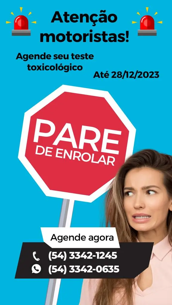 ATENÇÃO MOTORISTA!