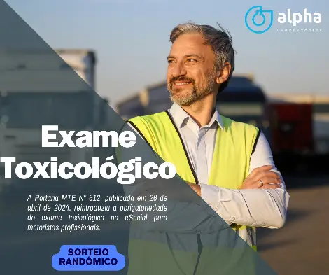 EXAME TOXICOLÓGICO!